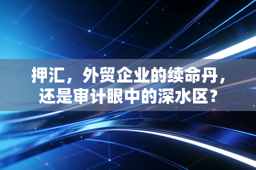 押汇,外贸企业的续命丹,还是审计眼中的深水区?