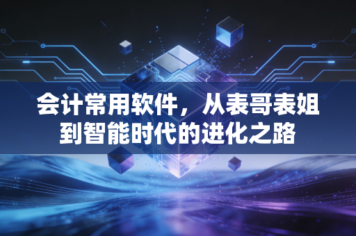 会计常用软件，从表哥表姐到智能时代的进化之路