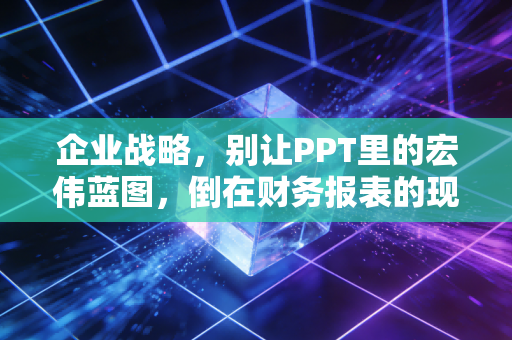 企业战略,别让PPT里的宏伟蓝图,倒在财务报表的现金流面前