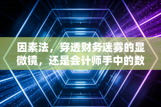 因素法，穿透财务迷雾的显微镜，还是会计师手中的数字游戏？