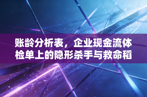 账龄分析表,企业现金流体检单上的隐形杀手与救命稻草