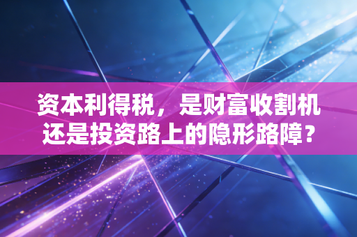 资本利得税，是财富收割机还是投资路上的隐形路障？—— 一个资深注会的深度观察