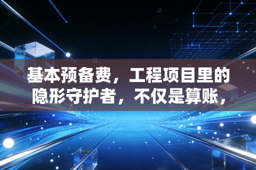 基本预备费，工程项目里的隐形守护者，不仅是算账，更是算命