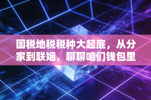 国税地税税种大起底，从分家到联姻，聊聊咱们钱包里的那些事儿