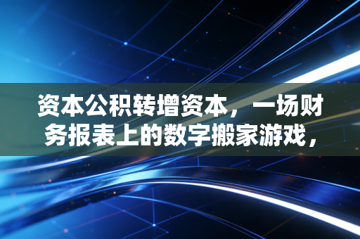 资本公积转增资本,一场财务报表上的数字搬家游戏,还是实打实的实力秀?