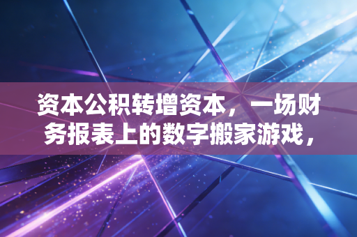 资本公积转增资本，一场财务报表上的数字搬家游戏，还是实打实的实力秀？