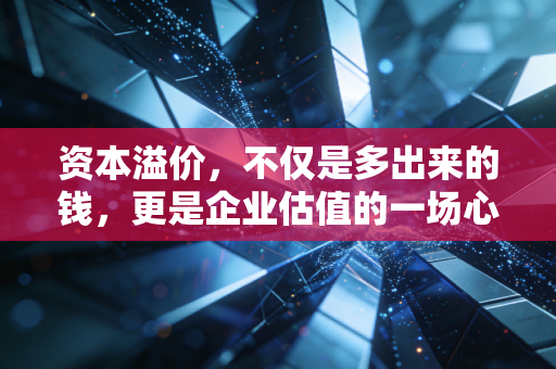 资本溢价，不仅是多出来的钱，更是企业估值的一场心理博弈