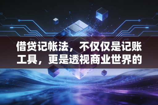 借贷记帐法,不仅仅是记账工具,更是透视商业世界的底层逻辑