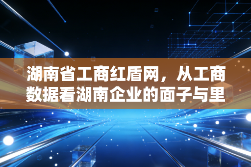 湖南省工商红盾网,从工商数据看湖南企业的面子与里子——一位注会师的深度观察
