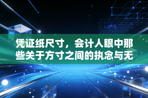 凭证纸尺寸，会计人眼中那些关于方寸之间的执念与无奈