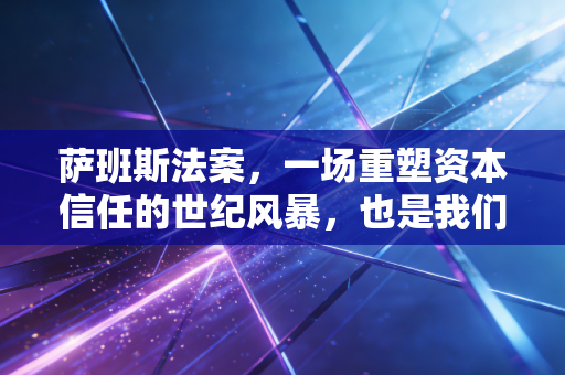 萨班斯法案,一场重塑资本信任的世纪风暴,也是我们注会人的爱恨情仇