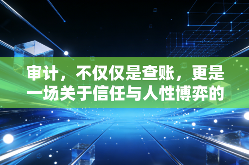 审计，不仅仅是查账，更是一场关于信任与人性博弈的修行