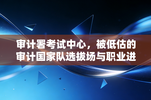 审计署考试中心，被低估的审计国家队选拔场与职业进阶指南