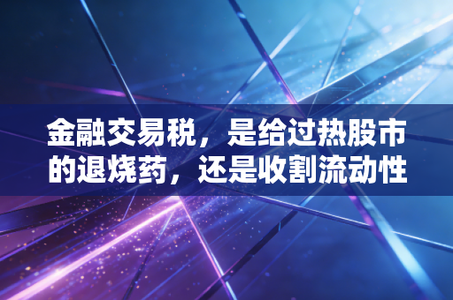 金融交易税,是给过热股市的退烧药,还是收割流动性的隐形镰刀?——一个注会从业者的深度观察