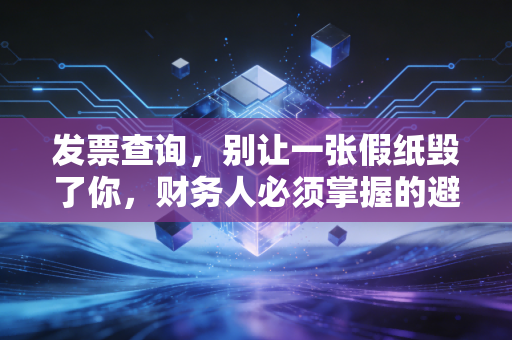 发票查询，别让一张假纸毁了你，财务人必须掌握的避坑指南