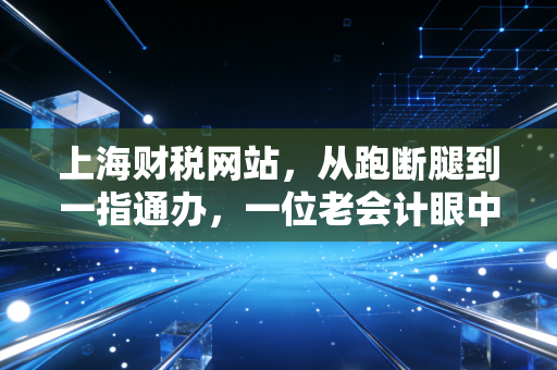 上海财税网站,从跑断腿到一指通办,一位老会计眼中的上海税务数字化变迁