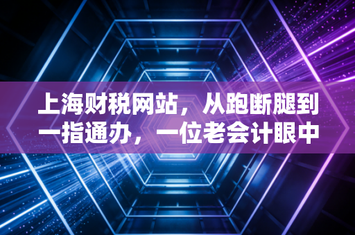 上海财税网站,从跑断腿到一指通办,一位老会计眼中的上海税务数字化变迁