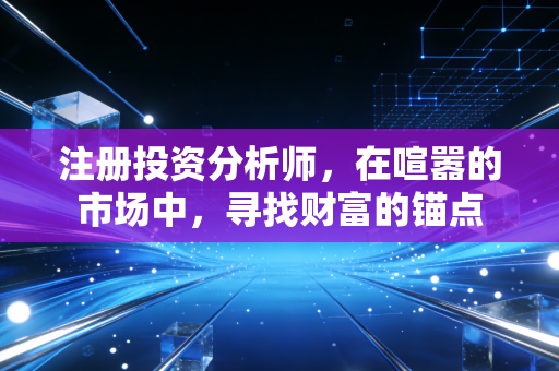 注册投资分析师，在喧嚣的市场中，寻找财富的锚点
