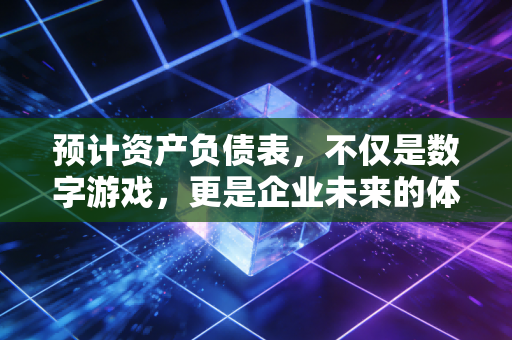 预计资产负债表,不仅是数字游戏,更是企业未来的体检报告