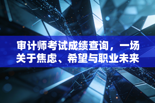 审计师考试成绩查询,一场关于焦虑、希望与职业未来的心理博弈