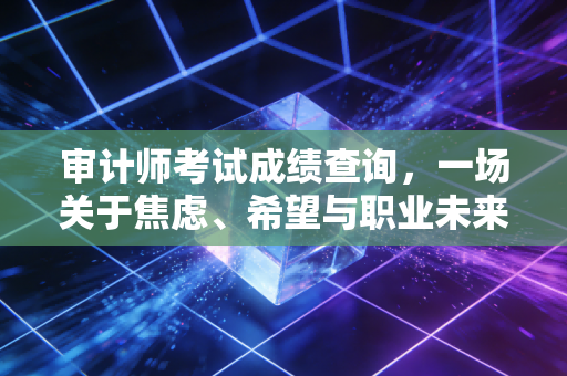 审计师考试成绩查询，一场关于焦虑、希望与职业未来的心理博弈