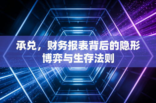 承兑，财务报表背后的隐形博弈与生存法则