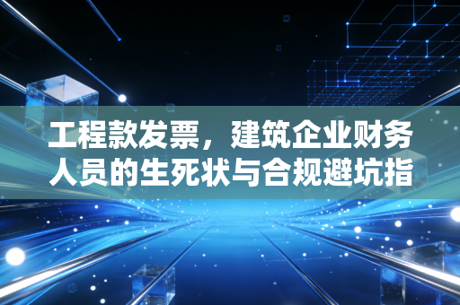 工程款发票，建筑企业财务人员的生死状与合规避坑指南