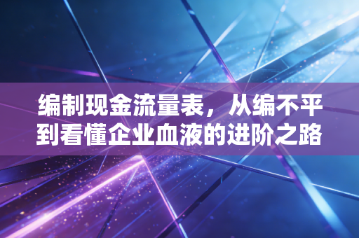 编制现金流量表,从编不平到看懂企业血液的进阶之路