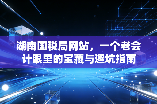 详细阅读:湖南国税局网站,一个老会计眼里的宝藏与避坑指南 湖南国税局网站,一个老会计眼里的宝藏与避坑指南