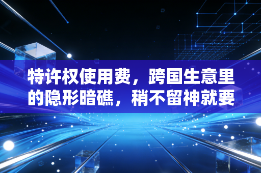 特许权使用费，跨国生意里的隐形暗礁，稍不留神就要多交冤枉钱