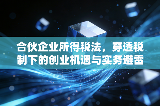 合伙企业所得税法,穿透税制下的创业机遇与实务避雷指南
