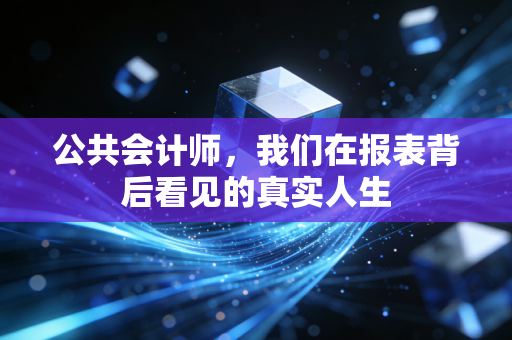 公共会计师,我们在报表背后看见的真实人生