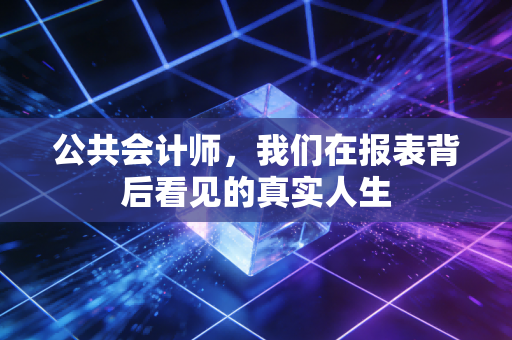 公共会计师，我们在报表背后看见的真实人生