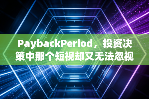 PaybackPeriod，投资决策中那个短视却又无法忽视的硬指标