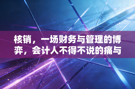核销,一场财务与管理的博弈,会计人不得不说的痛与悟