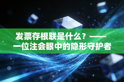 发票存根联是什么?—— 一位注会眼中的隐形守护者与数字化变革