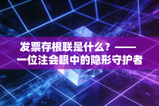 发票存根联是什么?—— 一位注会眼中的隐形守护者与数字化变革