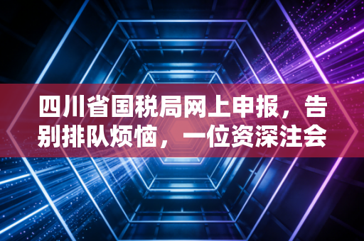 四川省国税局网上申报，告别排队烦恼，一位资深注会带你玩转指尖办税