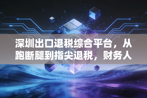 深圳出口退税综合平台,从跑断腿到指尖退税,财务人该如何驾驭这把双刃剑?