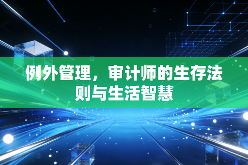 例外管理，审计师的生存法则与生活智慧