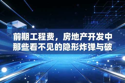 前期工程费,房地产开发中那些看不见的隐形炸弹与破局之道
