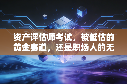资产评估师考试，被低估的黄金赛道，还是职场人的无奈备胎？