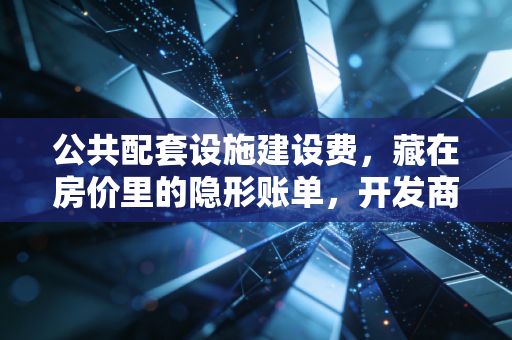 公共配套设施建设费,藏在房价里的隐形账单,开发商与税务局的终极博弈