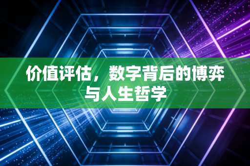价值评估，数字背后的博弈与人生哲学