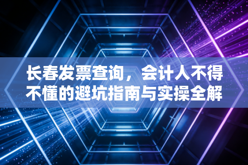 长春发票查询,会计人不得不懂的避坑指南与实操全解
