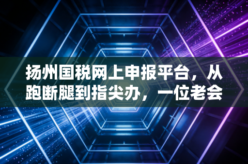 扬州国税网上申报平台，从跑断腿到指尖办，一位老会计的真心话