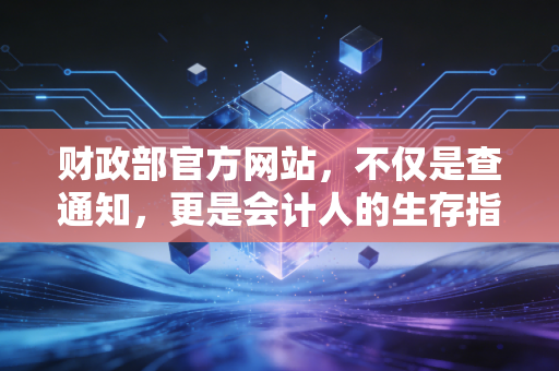 财政部官方网站，不仅是查通知，更是会计人的生存指南——从CPA考试到行业风向的深度剖析