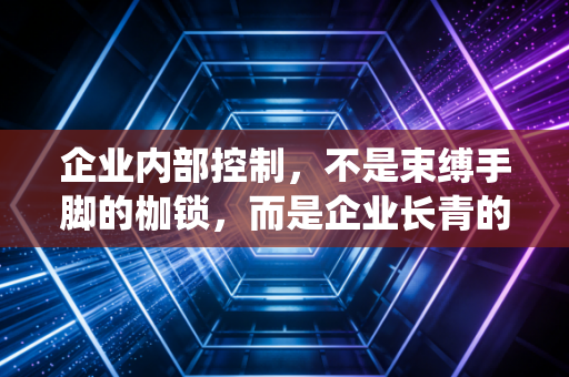 企业内部控制，不是束缚手脚的枷锁，而是企业长青的免疫系统