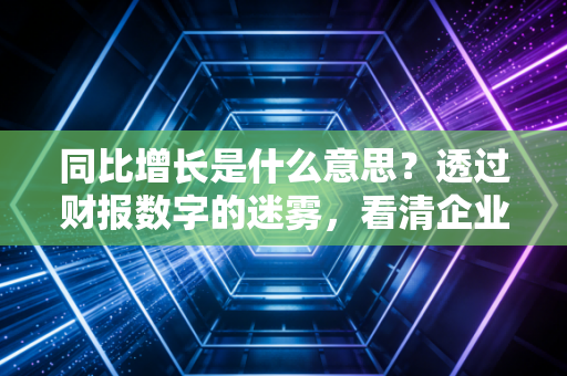 同比增长是什么意思?透过财报数字的迷雾,看清企业真实的成长轨迹