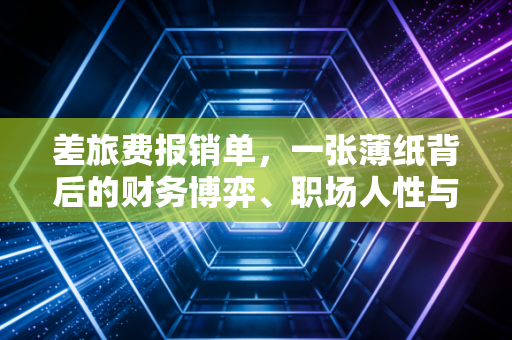 差旅费报销单，一张薄纸背后的财务博弈、职场人性与合规智慧
